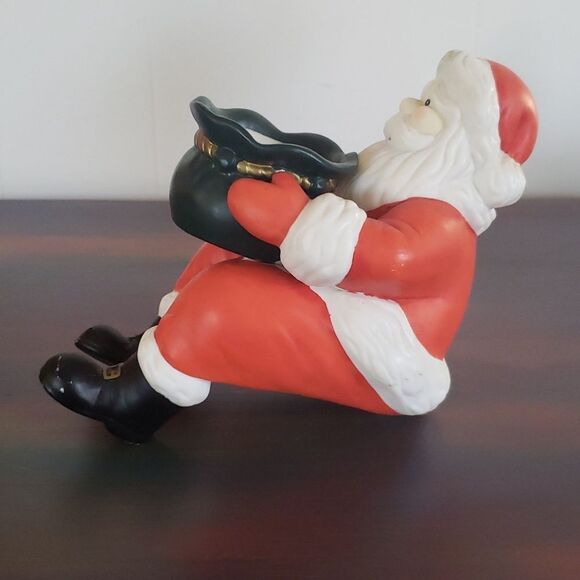 Vintage PartyLite Santa Claus Shelf Sitter Tealight Votive Candle Holder Retired - Picture 4 of 10